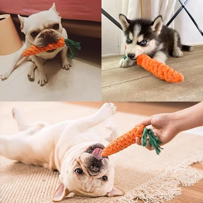 Dog Cotton Rope Chew Toy — Tug & Play for Puppies | MyPupBuddy