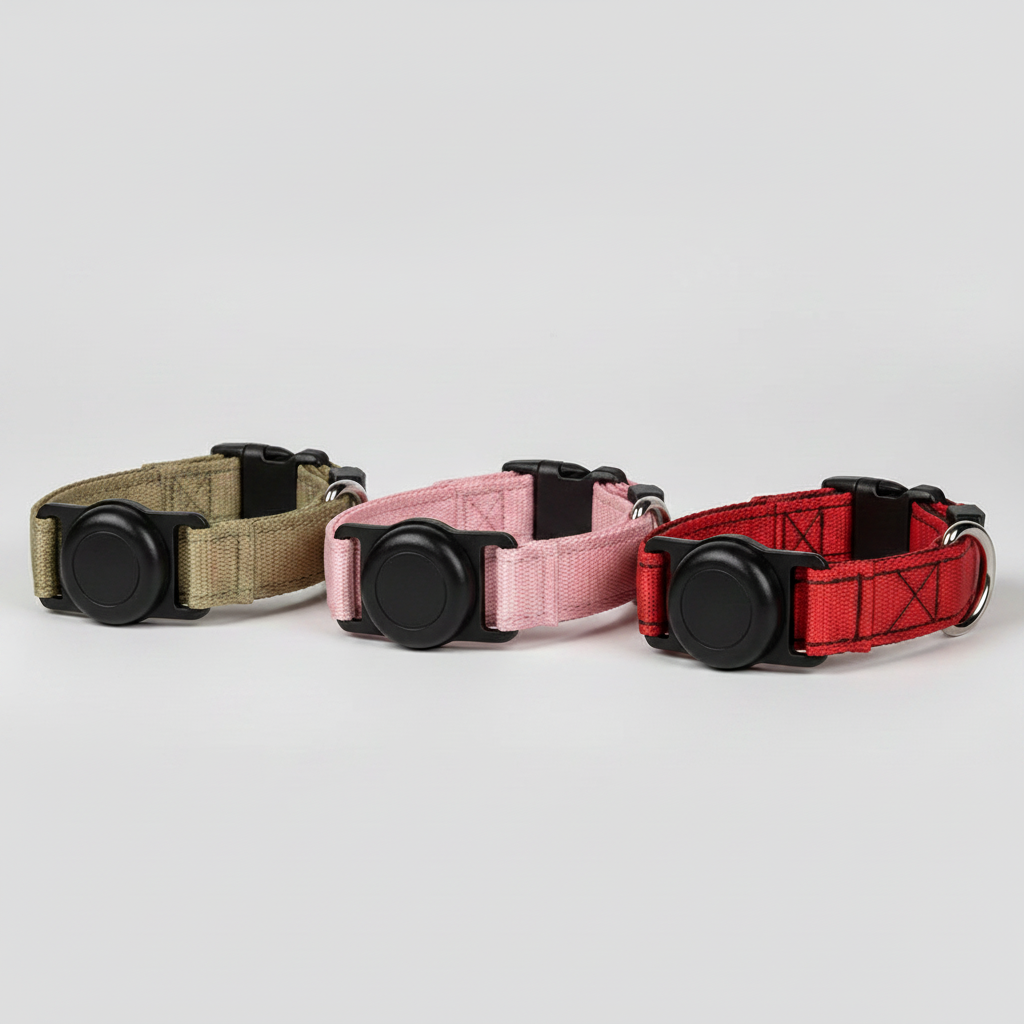 Dog Collar with AirTag Holder — GPS-Ready Safety Collar | MyPupBuddy