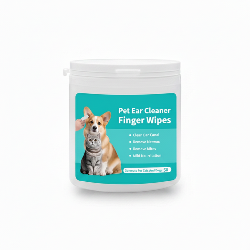Gentle Pet Ear Cleaning Wipes — 50 Count | MyPupBuddy