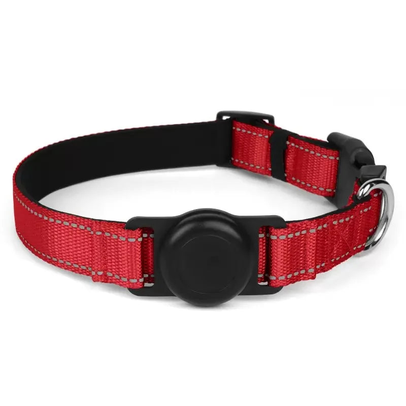 Dog Collar with AirTag Holder — GPS-Ready Safety Collar| MyPupBuddy