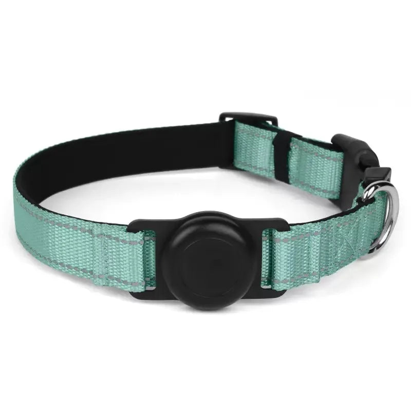 Dog Collar with AirTag Holder — GPS-Ready Safety Collar| MyPupBuddy