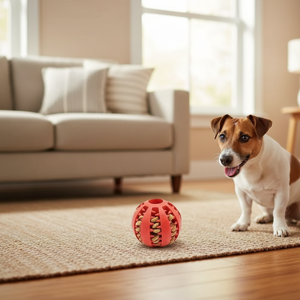 Treat Dispensing Dog Toy Ball | MyPupBuddy